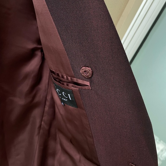 Gucci by Tom Ford F/W 1997 Sharkskin Coat and Skirt Set - Picture 7 of 16